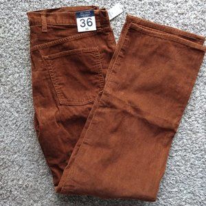 GAP brown corduroy pants 36x36 NWT